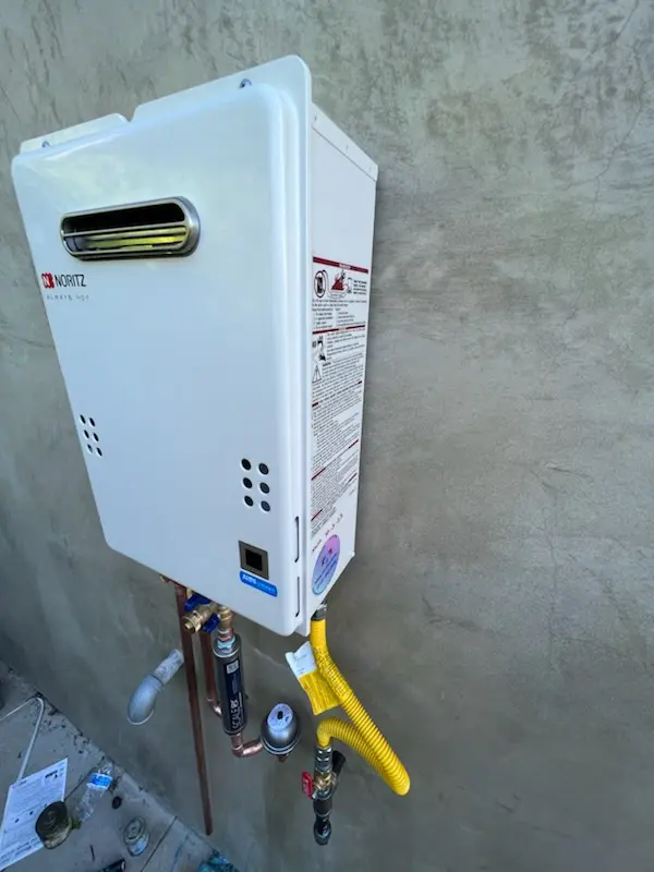 Tankless water heater installation for Cortez Estates homes